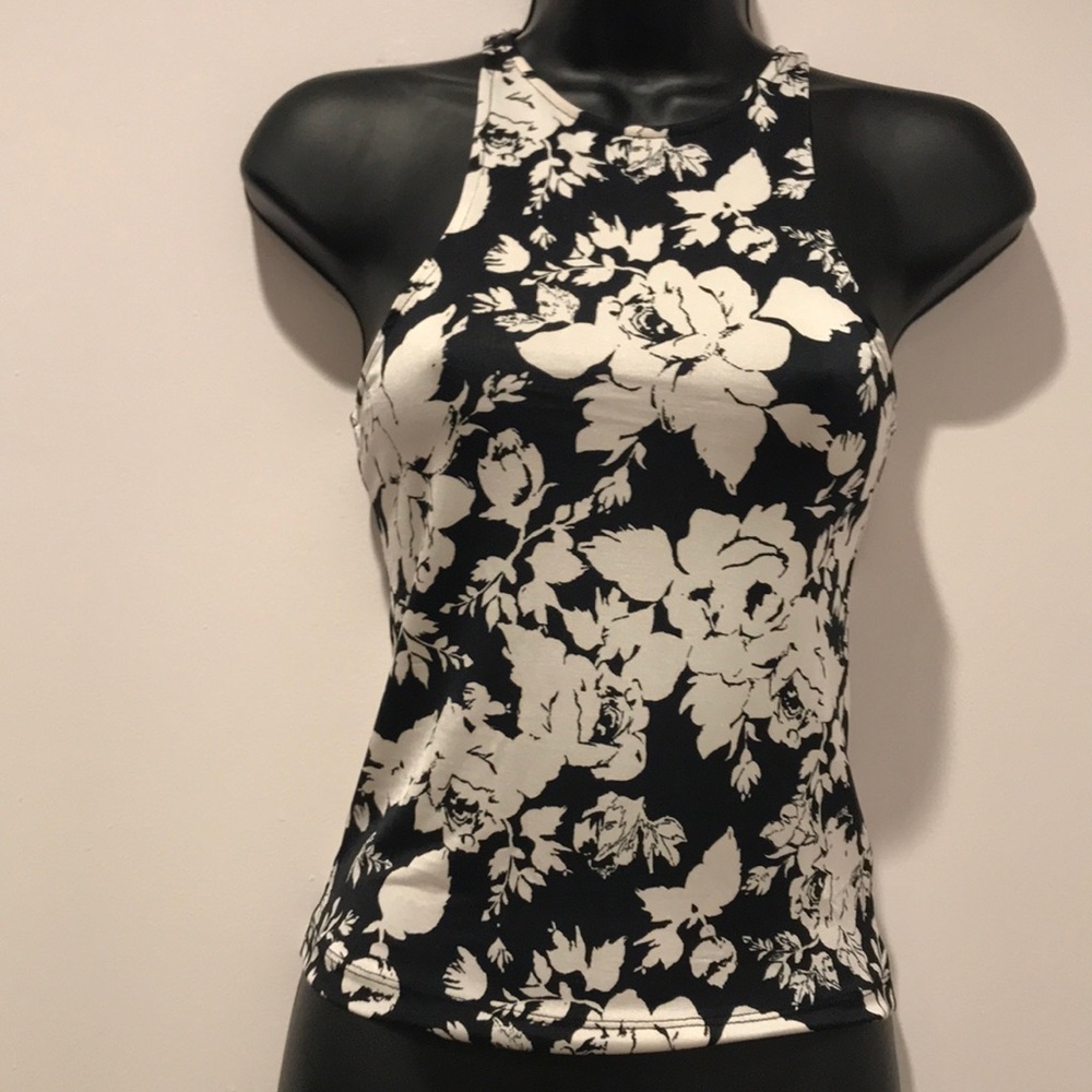 Urban outfitters rose patterned tank